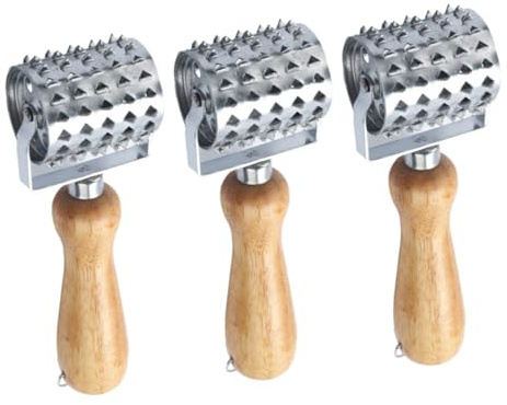 BESTonZON Random Style Meat Hammer Steak Mallet Stainless Steel Meat Tenderiser Easy Clean Dishwasher Safe