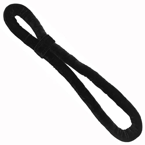 PRIOR FITNESS Lyra Handschlaufe für Yoga, Aerial Acrobatik, Krafttraining, Schwarz, Größe: 50 cm