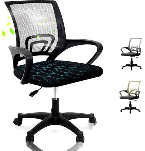 EveryKip Original® Silla Escritorio Ergonomica Ajustable con Apoyo Lumbar| Ruedas Anti-Arañazos 360° | Sillas Oficina Ejecutiva Transpirable | Office Chair