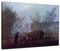 Bilderdepot24 Bild auf Leinwand | Caspar David Friedrich Spaziergang in der Abenddämmerung in 50x40 cm als Wandbild | Wand-deko Dekoration Wohnung alte Meister | 180724-50x40