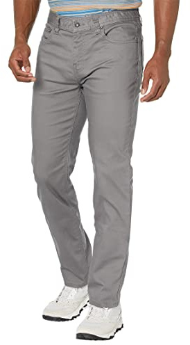 prAna Men's Bridger Jean 34 Inseam, Gravel, 30