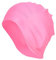 Gorro de baño de Silicona para Piscina cómoda para el Pelo Largo con Tapa Protectora de Oreja(Rosa)