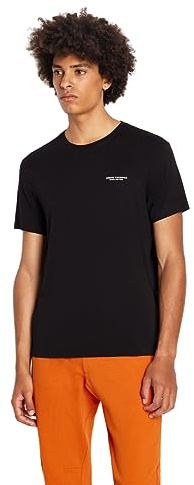Armani Exchange Herren T-Shirt Micro Milano/Ny Logo Kurzärmlig T-Shirt (1er Pack)