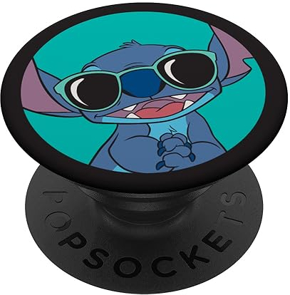 PopSockets Disney Lilo and Stitch Cute Sunglasses - PopSockets Ausziehbarer Sockel und Griff für Smartphones und Tablets