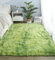 linyingdian Hochflor Teppich wohnzimmerteppich Langflor - Teppiche für Wohnzimmer flauschig Shaggy Schlafzimmer Bettvorleger Outdoor Carpet. (Grün, 160x200cm)