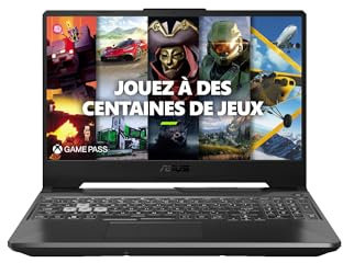 ASUS TUF Gaming A15-TUF506NC-HN004W 15.6 Pouces FHD 144Hz Pc Portable (AMD Ryzen 5 7535HS Processeur 4.55 GHz, 16Go DDR5 RAM, 512Go SSD, NVIDIA RTX 3050, Windows 11 Home) – Clavier AZERTY