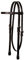 Tack Shack of Ocala - Reinsman Circle Y Leichter klassischer glatter Stirnband-Headstall, Westernhalfter, Zaumzeug, Headstall, Lederhalfter, Westernhalfter, Halfter für Pferde (schwarz)
