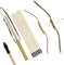 FLITZEBOGEN Bamboo Set - 32 Zoll - Kinderbogen- für Kinder ab 5 Jahren, Anfängerbogen, Recurvebogen (Set mit 10 Pfeilen)