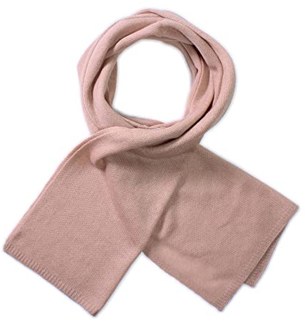 Tumelo Schal Damen & Herren, edler 100% Kaschmirschal, Unisex, warmer Strickschal, weicher Wollschal - Camel