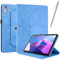 Netany Funda para Lenovo Tab P11 (2Nd Gen, 11.5 Pulgada) con lápiz Capacitivo, Piel sintética con Tapa función Atril Soporte para lápiz Árbol de La Vida Funda - Azul