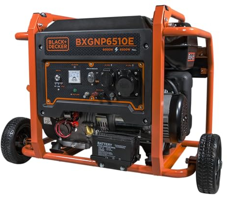 BLACK+DECKER Generador gasolina 6500W BXGNP6510E