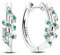 KUNSIR Silber Ohrringe für Damen Ohrringe, 1 Paar 925 Sterling Silber Ohrstecker Hypoallergen für Frauen und Mädchen EAR5