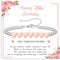 BMMYE 70th Birthday Gifts for Women,Silver Bead Bracelet with Rose Gold Heart Adjustable Sterling Silver Bracelet Birthday Gifts with Cards for Mum Daughter Sister Grandma
