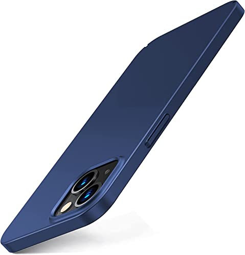 TORRAS 2025 Neu Ultra Dünn für iPhone 15 Hülle Rundumschutz Exzellente Samtiger Griff [ Wie das Original] Handyhülle iPhone 15 Schutzhülle Slim iPhone 15 Case Blau