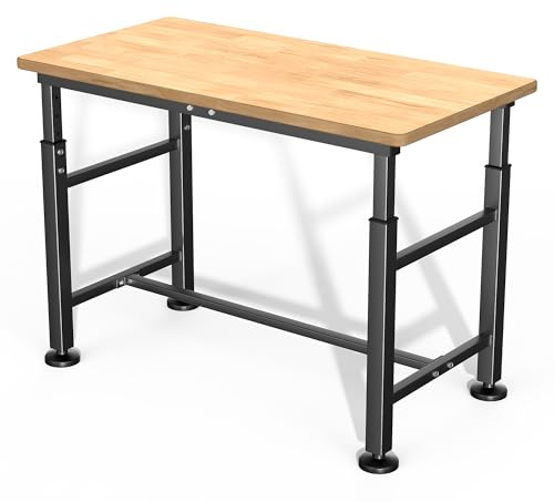 Ultrawall Workbench for Garage, 47.5 Adjustable Height Work Table