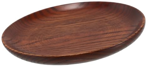 LOLIPPYY Farmhouse Round Wine Coaster Thick Table Mat with Non-slip Base for Restaurant Bar House Vintage Style Reusable Bottle Drinks Accessory