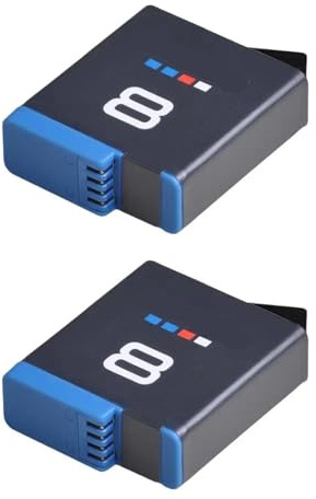 Compatibile con la batteria della fotocamera GoPro Hero 8 Black AHDBT-801 1680mAh(2 Battery)