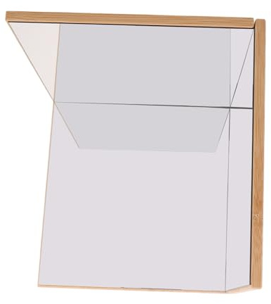 YARNOW Montessori Spiegel für Kleinkinder Sicherheitsglas Klarer Reflexionswinkel Spielerisches Entdecken Sensorische Beobachtung Stem Experiment Lernmaterial für Vorschule