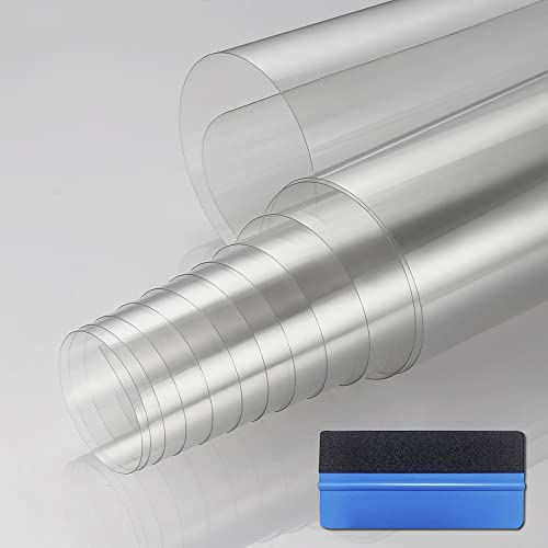 NewL Clear Bra Paint Protection Bulk Vinyl Wrap Film Including 3M Squeegee and Black Felt Applicator (50cm x 300cm)