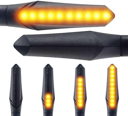 Area1 Motorrad LED Blinker e-geprüft carbon Lauflicht-Effekt 2 Stück/M8 für z.B. 790 Duke 390 Duke 690 SMC/R MT07 MT09 MT125 Z900 Z650 Z500 Z125 CMX500 CB500 SV650 GSX-S R12 S1000 F750GS R1250GS Tuono