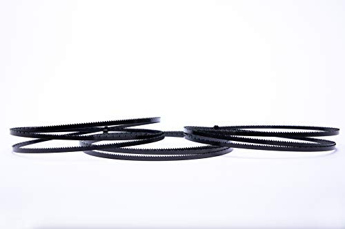 Encut - Set di 3 lame per sega a nastro ad alte prestazioni, 1065 x 5 x 0,4 mm, 24 denti per sega a nastro in acciaio per PROXXON MBS 240 (NO 28 174)