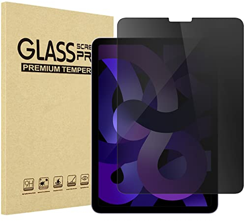ProCase 1 Stück Sichtschutz für 10,9 Zoll iPad Air 5 2022/ iPad Air 4 2020/ iPad Pro 11 4th 2022/ 3rd 2021/ 2nd 2020/ 1st 2018, Privacy Schutzglas Anti-Spy Screen Protector Privat Blickschutzfolie