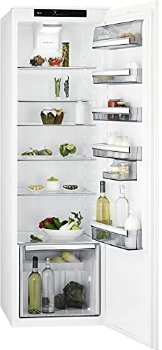 AEG SKE818E1DS Frigorífico Una Puerta Integrable, 177 cm, Ventilación HighFan, DynamicAir, Display LCD Táctil, Inverter, 1 cajón, luces LED, Técnica arrastre, Clase E