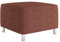 Mirjan24 Moderner Polsterhocker Dover Cord, Sitzhocker Hocker Sitzbank Fußbank Pouf Farbauswahl (Poso 29)