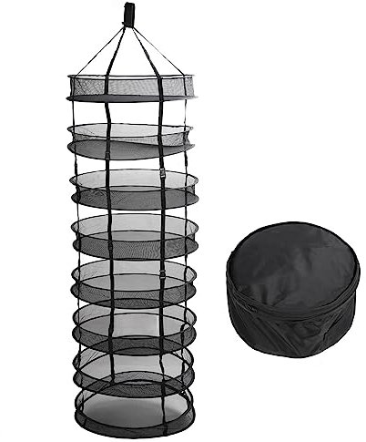 Getrocknete Pflanzen, Zusammen Klappbares Trocknungs Regal, 8-lagige, Hängende Trocken Regal, Trocknungs Regal, Netz-Mesh-Hängende Pflanze, Trockenes, Trockenes Netz Für Den Garten