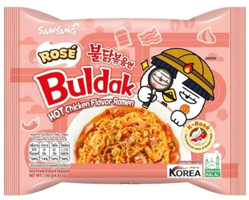 Samyang Buldak Hot Chicken Rose Gewicht 1x 140g