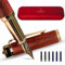 Ellington Pens Luxury Wood Fountain Pen Set- Fountain Pens for Writing - Smooth Nib - Includes Refillable Ink Converter, 6 Ink Cartridges Refill, Gift Box - Elegant Calligraphy