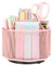 EXERZ Desk Organiser/Desk Tidy Caddy/Pen Holder/Multifunctional Organiser (Light Pink)