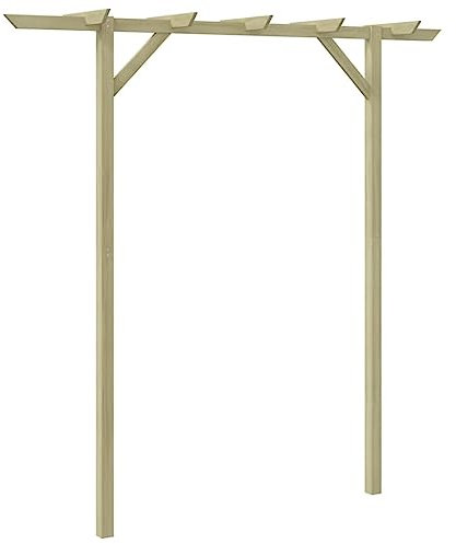 Kangmusi 41663 Pergola de jardin en bois 205 x 40 x 203 cm