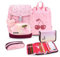Belmil Premium Comfy Plus ergonomisches Schulranzen Set 5 - teilig, für kleine Kinder/Erstklässler - STAEDTLER, Brustgurt, Hüftgurt, Magnetverschluss (405-73/P/S) (Cherry Blossom 2)