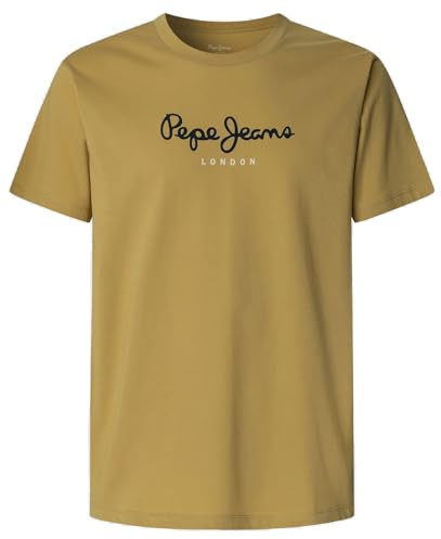 Pepe Jeans Eggo N Camiseta para Hombre, Amarillo (Amarillo Fundido), S, Amarillo (Amarillo Fundido), S