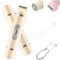 Bequemer Elektrischer 2-in-1-Damenrasierer für Empfindliche Haut, IPX7 Wasserdicht 2 in 1 Damenrasierer für Nass und Trocken (Beige)
