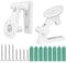 2 Pcs Ring Mounting Bracket, Ring Camera Mounts for Outside Angle, Indoor Camera Monitoring Bracket Plastic Wall Mount CCTV Stand 110mm Height for Home Surveillance System Mounting, White