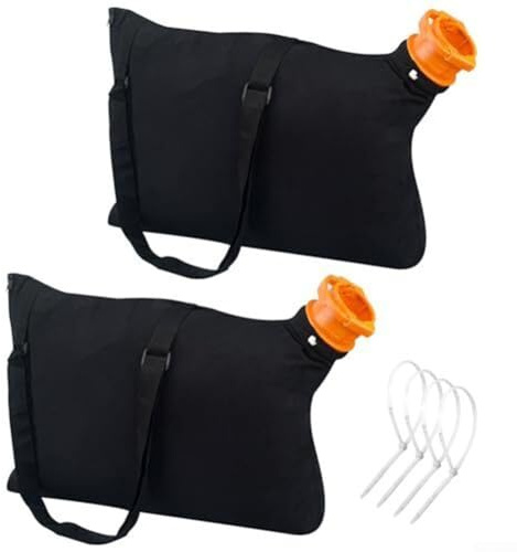 Grasfangsack 2 Stück 50026858 50015035, Auffangsack WGBAG500 mit 4 Kabelbindern für Rasentrimmer