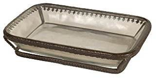 Seifenschale Seifenablage Schale Glas Bad Nostalgie Landhaus Shabby French Retro Antik