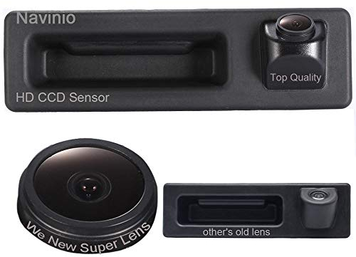Navinio Super Pro HD Auto Kamera Rückfahrkamera für BMW 118 316 318 320 325 328Li 120i 335 320i 330i 335 520 523 530 X1 X5 X6 E39 E46 E53 E82 E88 E90 E91 E92 E93 E60 E61 E70 E71 E72(Model B=162*48mm)