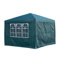 Pop Up Canopy 2.5x2.5m Gazebo Marquee Garden Awning Party Tent Canopy 4 polyester sidewalls (Green)
