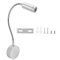 Nikou Lampe Flexible Liseuse Murale Lampe de Lecture Réglable Veilleuse Flexible pour Chambre 85V-265V