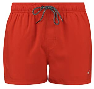 PUMA Shorts Pantaloncini, Rosso (Chili Powder 029), S Uomo