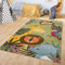 TT Home Kinderzimmer Teppich Junge Mädchen Kinderteppich Dschungel Tiere Modern, Farbe: Grau Grün Braun, Größe:120x170 cm
