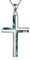 YAFEINI Kreuz Kette für Damen Sterling Silber Kreuz Anhänger Halskette Abalone Muschel Kreuz Schmuck Geschenke für Mädchen Männer (Abalone Muschel Kreuz 2)