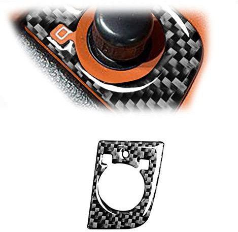 WOHOOD Voiture Décorer Intérieur De Commande Centrale De Roue Intérieure De Porte en Fiber De Carbone pour Audi TT 8N MK1 2001 2002 2003 2004 2005 2006 (Color : Q RHD)