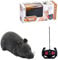 tuwiwol Realistisches Aussehen RC Katzenspielzeug Lebensechte Maus für Endless Kitty Entertainment Ferngesteuerte Kunststoffratten (Dunkelgrau)