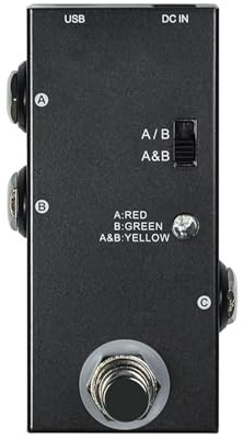 True Bypass E-Gitarre Effektpedal ABY Line Selectors Switches Small Guitar Effect Pedal ABY Channel Switches