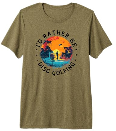 Disc-Golf-Joueur Disc-Golfing Game Dictons drôles Disc-Golf T-Shirt Haut de Gamme