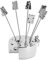 Elegance 88709 Functional Mice Cheese Picks, Nickel, Silver